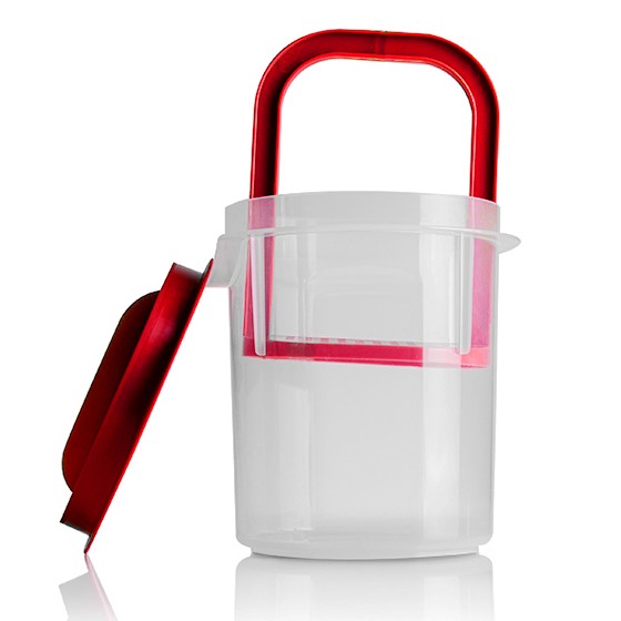 Kitchen utensil- Chilli  container 700ml (BPA FREE Polypropylene) Red lid